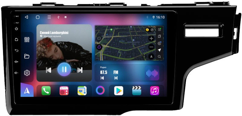 Магнитола для Honda Fit 3 2013-2020 - FarCar 1185M Android 12, 8-ядер, QLED, Carplay, SIM-слот (CarPlay)