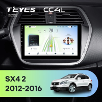 Штатная магнитола для Suzuki SX4 2 (2012-2016) - Teyes CC4L на Android 14, 8-ядер, 6ГБ-64ГБ, SIM-слот