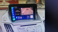 Магнитола для Ford Kuga 2011-2019 (рамка с зазорами) - Carmedia OL-9203-1 Android 10, 8-ядер, SIM-слот (CarPlay)