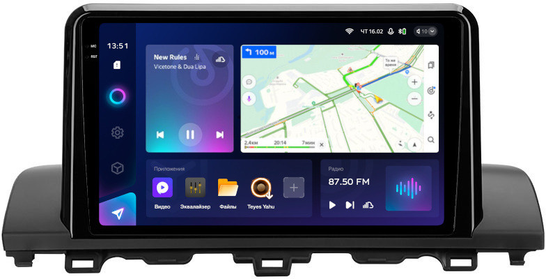 Магнитола для Honda Accord 10 2017-2021 - Teyes CC3-2K QLed Android 10, ТОП процессор, SIM-слот, CarPlay (CarPlay)
