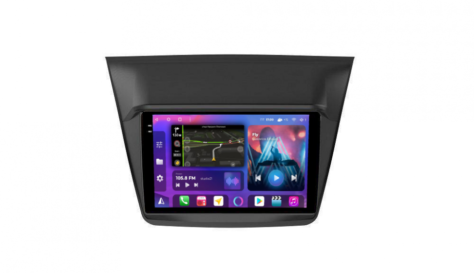 Штатная магнитолаi FarCar s400 2K для Mitsubishi L200, Pajero Sport на Android  (BX094M) (CarPlay)
