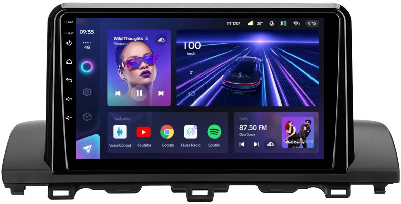 Магнитола для Honda Accord 10 2017-2021 - Teyes CC3L Android 10, 8-ядер, 4ГБ+32ГБ, SIM-слот (CarPlay)