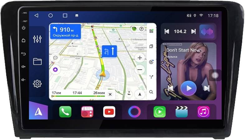 Штатная магнитола FarCar s500 Plus для Skoda Rapid на Android  (BM3043M)