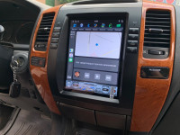 Магнитола для Lexus GX470, Toyota Land Cruiser Prado 120 - Carmedia ZF-1116H-GE вертикальный экран в стиле "Тесла" на Android 13, 8Гб+128Гб, CarPlay, 4G SIM-слот