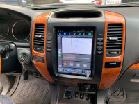 Магнитола для Lexus GX470, Toyota Land Cruiser Prado 120 - Carmedia ZF-1116H-GE вертикальный экран в стиле "Тесла" на Android 13, 8Гб+128Гб, CarPlay, 4G SIM-слот