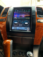 Магнитола для Lexus GX470, Toyota Land Cruiser Prado 120 - Carmedia ZF-1116H-GE вертикальный экран в стиле "Тесла" на Android 13, 8Гб+128Гб, CarPlay, 4G SIM-слот
