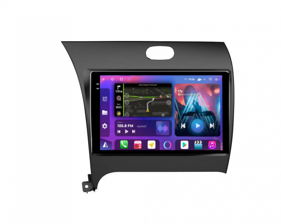 Штатная магнитола FarCar s400 2K 360 для KIA Cerato на Android  (BX280M 360) (CarPlay)
