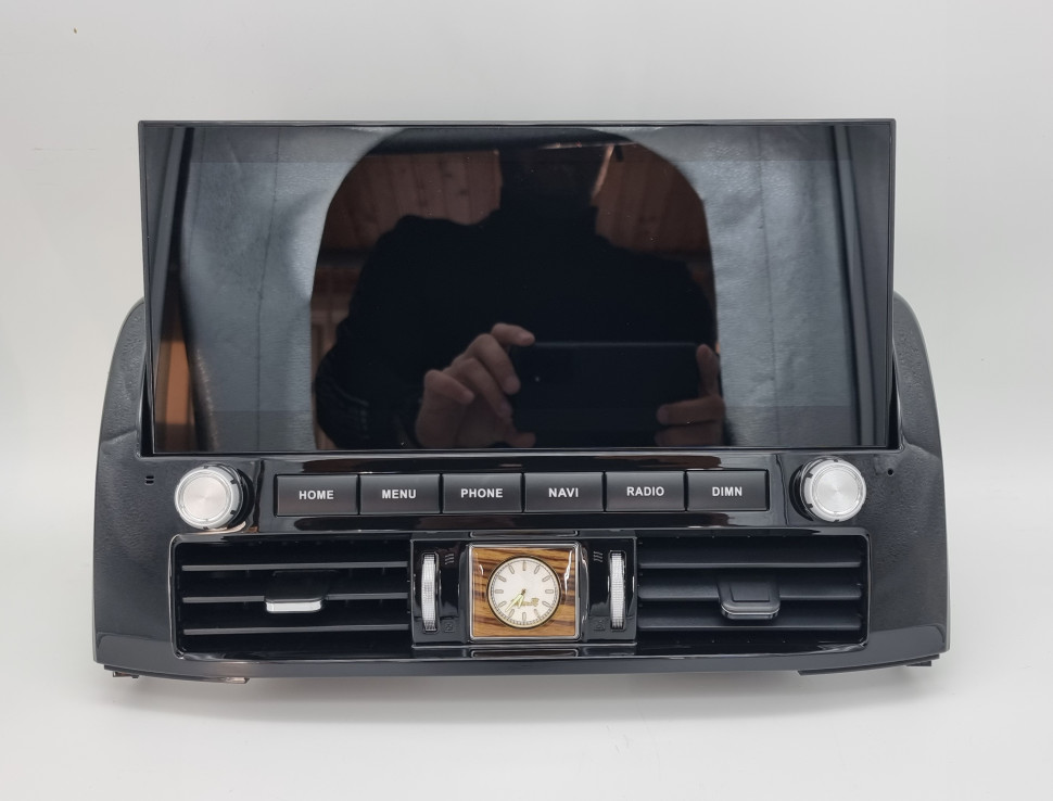 Магнитола для Lexus GX470, Toyota Land Cruiser Prado 120 - Carmedia ZH-T1214H монитор 12.3" на Android 12, 8Гб+128Гб, CarPlay, 4G SIM-слот