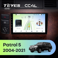 Штатная магнитола для Nissan Patrol V 5 Y61 (2004-2021) F3 - Teyes CC4L на Android 14, 8-ядер, 6ГБ-64ГБ, SIM-слот