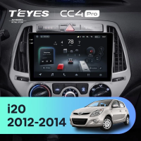 Штатная магнитола для Hyundai i20 2 (2012-2014) (Экран 9,5") - Teyes CC4 Pro на Android 13, 8-ядер, 8ГБ-128ГБ, SIM-слот