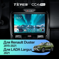 Штатная магнитола для Lada Largus 2021+ (Экран 9,5") - Teyes CC4 Pro на Android 13, 8-ядер, 8ГБ-128ГБ, SIM-слот