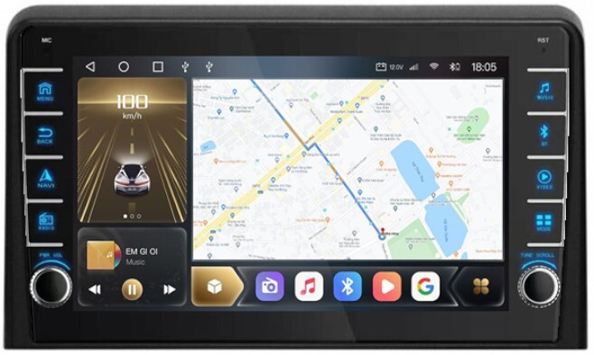 Магнитола для Hyundai Sonata 2017-2019 (LF) - Carmedia OL-9775 (крутилки) QLed, Android 10, ТОП процессор, CarPlay, SIM-слот (CarPlay)