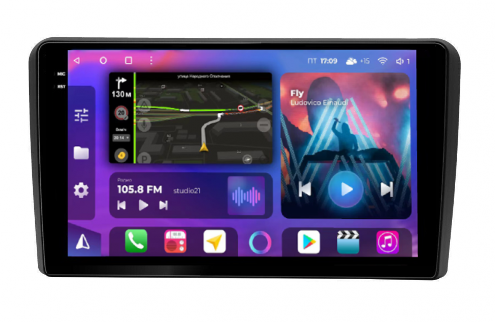Штатная магнитола FarCar s400 2K 360 для Audi A4 на Android  (BX050M 360) (CarPlay)
