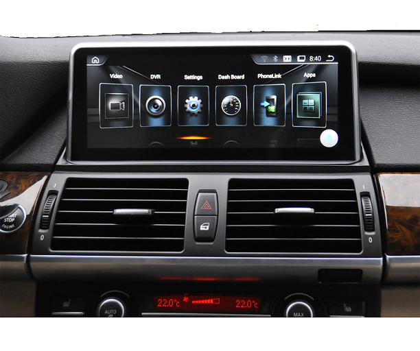 Магнитола для BMW X5 E70 2006-2010 и X6 E71 2008-2010 CСC - Carmedia XN-B1001-Q6 монитор 10.25" на Android 10, 4Гб+64Гб, CarPlay, 4G SIM-слот