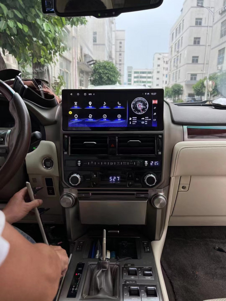 Магнитола для Lexus GX 400/460 2009-2019 - Carmedia ZH-L1120 монитор 10.9" на Android 12, 8/128Гб, CarPlay, 4G SIM-слот