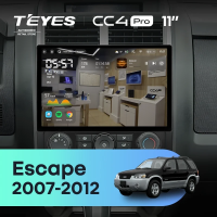 Штатная магнитола для Ford Escape (2007-2012) F2 (Экран 11") - Teyes CC4 Pro на Android 13, 8-ядер, 8ГБ-128ГБ, SIM-слот