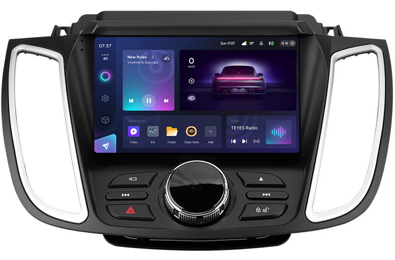 Магнитола для Ford Kuga 2017-2019 (SYNC 3) - Teyes CC3-2K Android 10, QLed, ТОП процессор, SIM-слот, CarPlay (CarPlay)