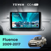 Штатная магнитола для Renault Fluence (2009-2017) (Экран 9,5") - Teyes CC4 Pro на Android 13, 8-ядер, 8ГБ-128ГБ, SIM-слот