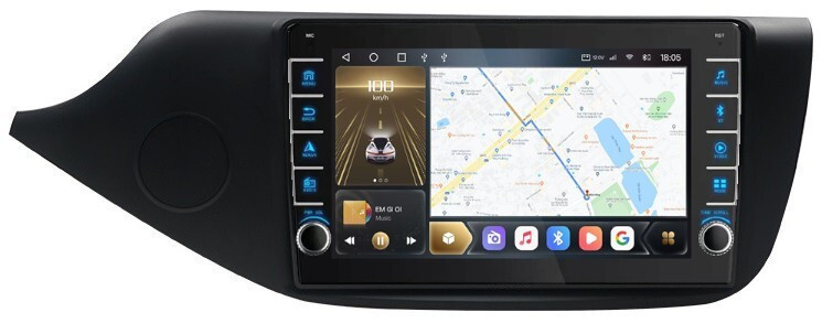 Магнитола для KIA Ceed 2012-2018 - Carmedia OL-9781 (крутилки) QLed, Android 10, ТОП процессор, CarPlay, SIM-слот (CarPlay)