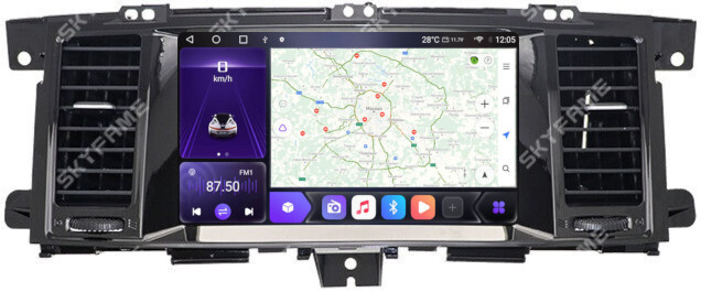 Магнитола Nissan Patrol Y62 2010-2015 - Carmedia SF-9222 QLed, Android 10/12, ТОП процессор, CarPlay, SIM-слот (только с установкой в Москве) (CarPlay)