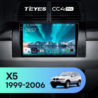 Штатная магнитола Teyes CC4 Pro 8/128 BMW X5 E39 E53 (1999-2006)