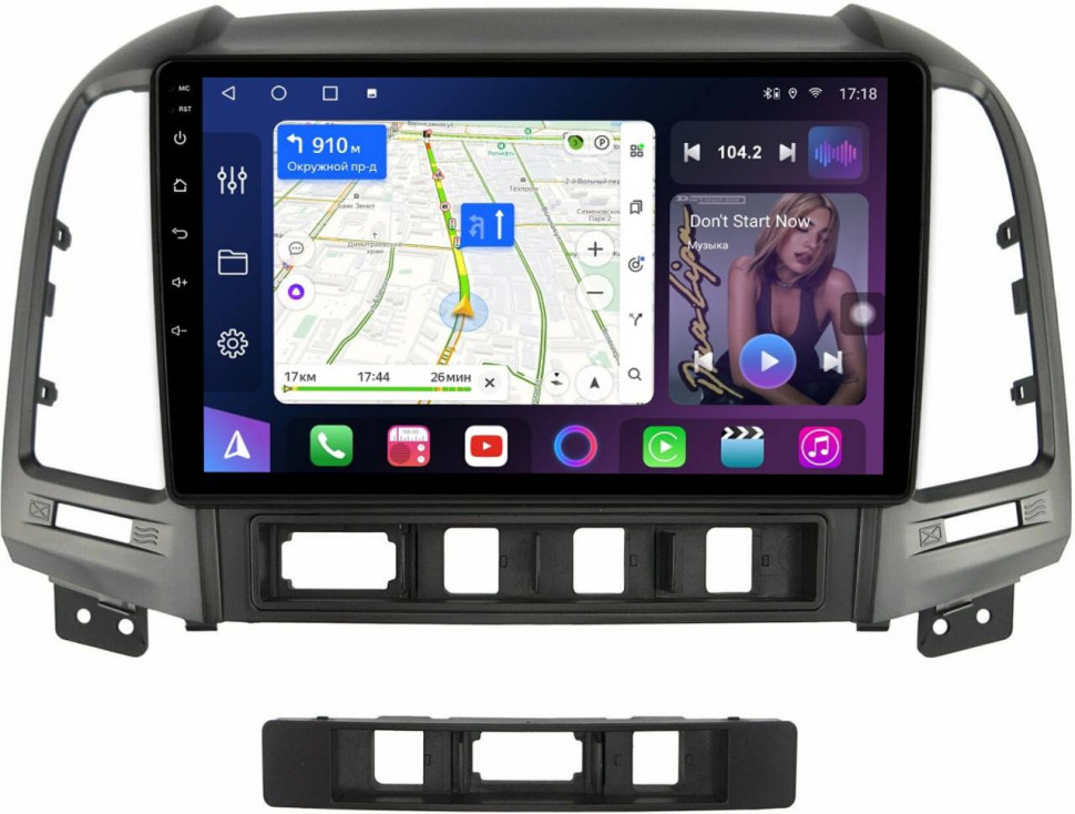 Штатная магнитола FarCar s500 Plus для Hyundai Santa Fe на Android  (BM008M)