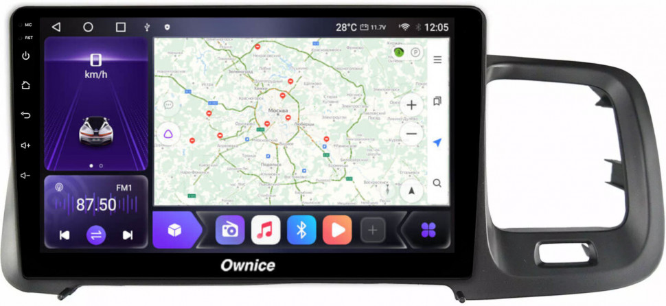 Магнитола для Volvo S60/V60 2010-2018 (штатный экран 7") - Carmedia SF-9002 Android 10, 8-ядер, SIM-слот (только с установкой в Москве) (CarPlay)