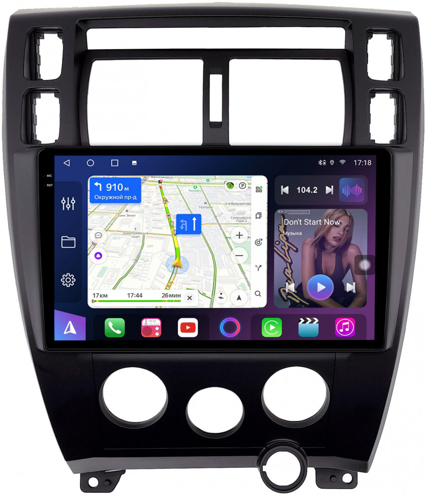 Штатная магнитола FarCar s400 для Hyundai Tucson на Android  (HL3037M черная)