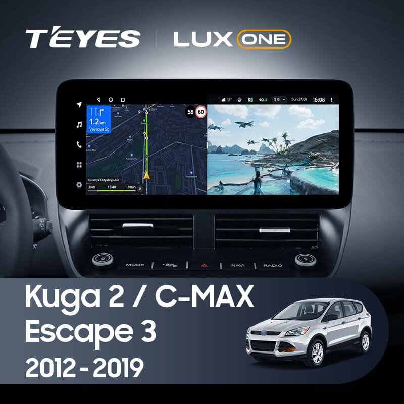 Штатная магнитола Teyes LUX ONE 6/128 Ford C-MAX (2012-2019)