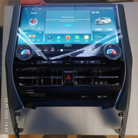 Магнитола для Toyota Alphard 30 2015-2019 (любая комплектация) - Carmedia ZH-T1401BL (черная) на Android 12, 8Гб+128Гб, 4G SIM-слот, CarPlay