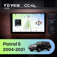 Штатная магнитола для Nissan Patrol V 5 Y61 (2004-2021) F3 Правый руль - Teyes CC4L на Android 14, 8-ядер, 6ГБ-64ГБ, SIM-слот