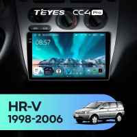 Штатная магнитола для Honda HR-V 1 (1998-2006) (Экран 9,5") - Teyes CC4 Pro на Android 13, 8-ядер, 12ГБ-256ГБ, SIM-слот