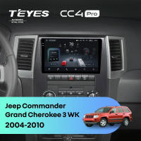 Штатная магнитола для Jeep Commander (2005-2010) (Экран 9,5") - Teyes CC4 Pro на Android 13, 8-ядер, 12ГБ-256ГБ, SIM-слот