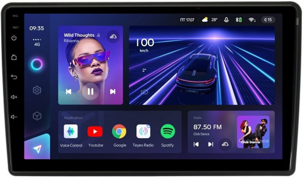 Магнитола для KIA Sorento 2012-2020 (отдельный экран климата) - Teyes CC3 Android 10, ТОП процессор, 4/32 Гб, CarPlay, SIM-слот (CarPlay)