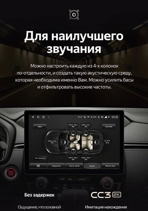Штатная магнитола Teyes CC3 2K 6/128 Ford Focus 2 Mk 2 (2004-2011) F1 (11")