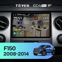 Штатная магнитола для Ford F150 P415 Raptor (2008-2014) (Экран 11") - Teyes CC4 Pro на Android 13, 8-ядер, 12ГБ-256ГБ, SIM-слот