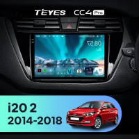 Штатная магнитола для Hyundai i20 2 GB (2014-2018) Правый руль (Экран 9,5") - Teyes CC4 Pro на Android 13, 8-ядер, 8ГБ-128ГБ, SIM-слот