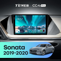 Штатная магнитола для Hyundai Sonata DN8 (2019-2020) (Экран 10,36") - Teyes CC4 Pro на Android 13, 8-ядер, 8ГБ-128ГБ, SIM-слот