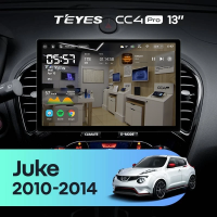 Штатная магнитола для Nissan Juke (2010-2014) (Экран 13") - Teyes CC4 Pro на Android 13, 8-ядер, 12ГБ-256ГБ, SIM-слот