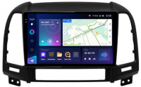 Магнитола для Hyundai Santa Fe 2006-2012 (черный/серебро) - Teyes CC3-2K QLed Android 10, ТОП процессор, SIM-слот, CarPlay (CarPlay)