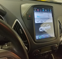 Магнитола для Hyundai iX35 2009-2015 - Carmedia ZF-1092-Q6 ("Тесла-Стиль") Android 11, 8ГБ+128ГБ, SIM-слот (CarPlay)