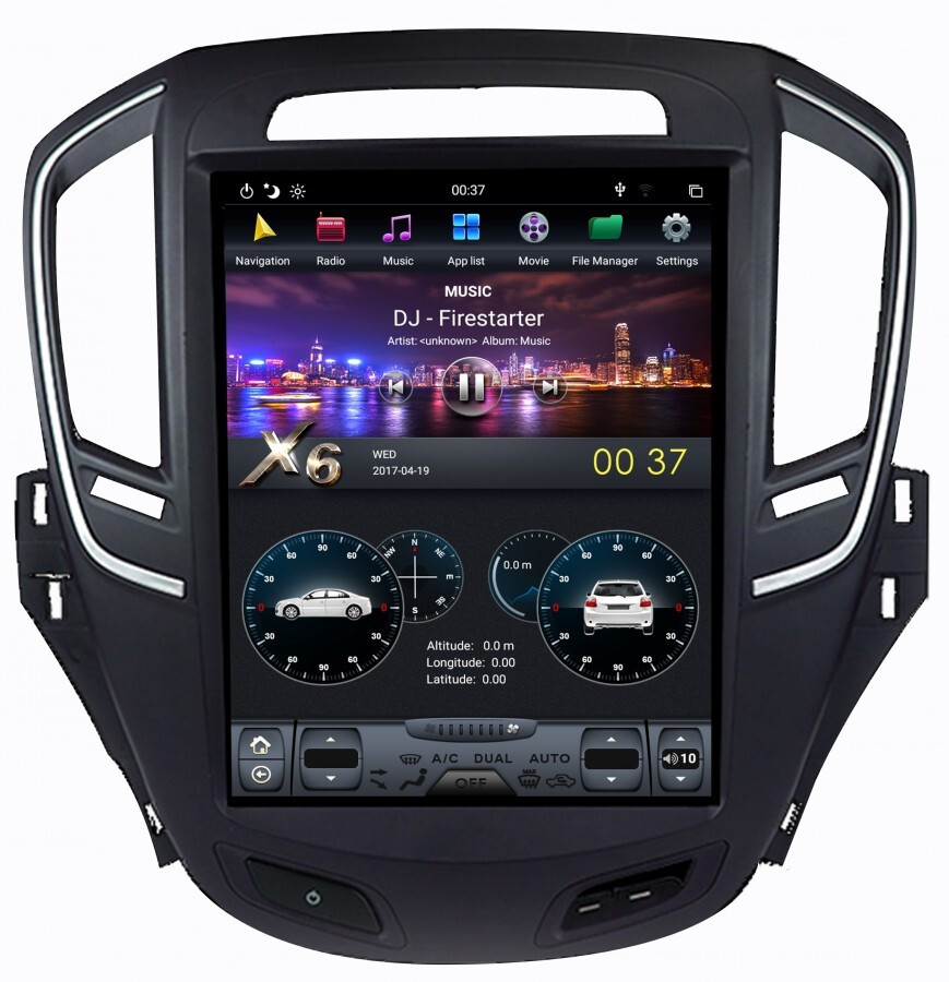 Магнитола для Opel Insignia 2013-2015 - Carmedia ZF-1023-DSP ("Тесла-Cтиль") на Android 9, 6-ТУРБО ядер, 4ГБ-32ГБ (CarPlay)
