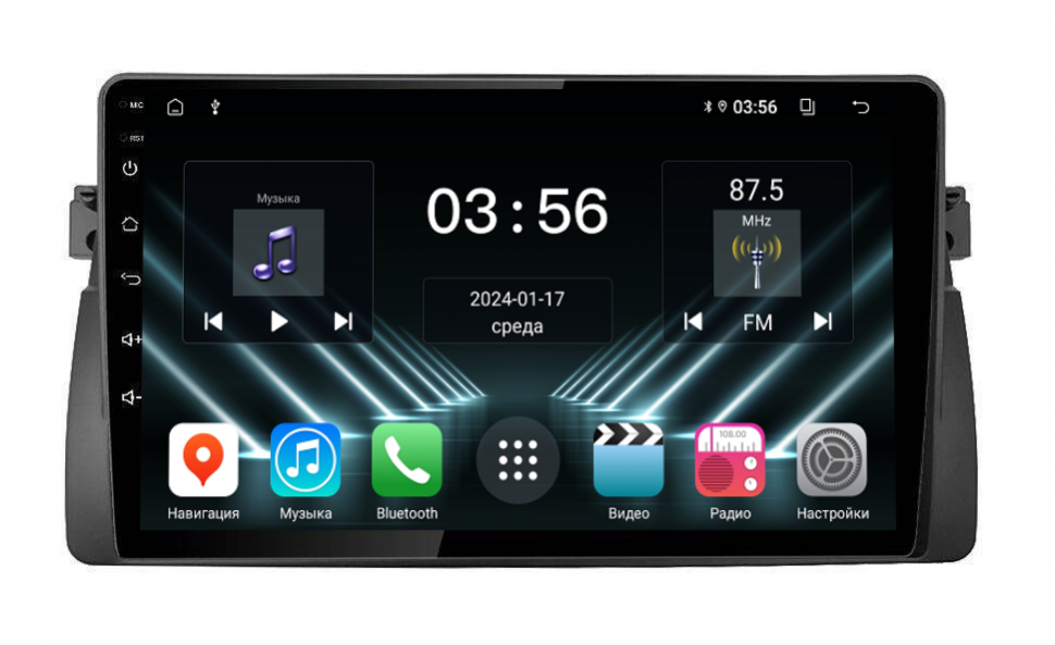 Штатная магнитола FarCar для BMW E46 на Android  (DX708M) (CarPlay)