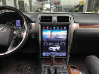 Магнитола для Lexus GX460 2009-2019 - Carmedia ZF-1815-GE вертикальный экран в стиле "Тесла" на Android 13, 8Гб+128Гб, CarPlay, 4G SIM-слот