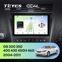 Штатная магнитола для Lexus GS300 350 400 430 450h 460 (2004-2011) - Teyes CC4L на Android 14, 8-ядер, 6ГБ-64ГБ, SIM-слот