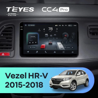 Штатная магнитола для Honda HR-V / Vezel (2015-2018) (Экран 9,5") - Teyes CC4 Pro на Android 13, 8-ядер, 12ГБ-256ГБ, SIM-слот