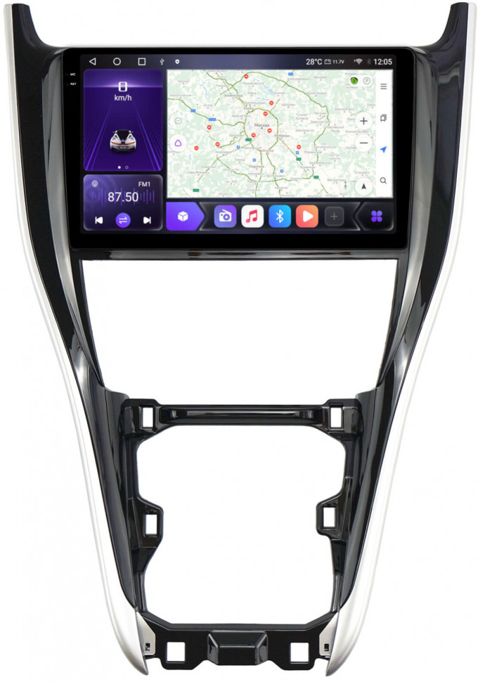 Магнитола для Toyota Harrier 3 2013-2020 - Carmedia OL-1604 QLed+2K, Android 12, ТОП процессор, CarPlay, SIM-слот (CarPlay)