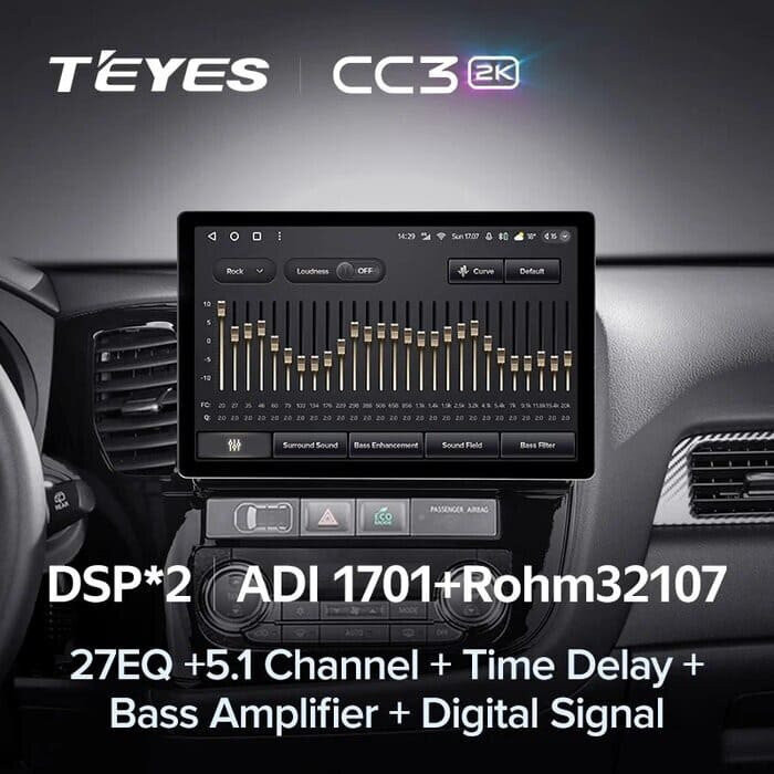 Штатная магнитола Teyes CC3 2K 6/128 Ford Focus 2 Mk 2 (2004-2011) F1 (13")