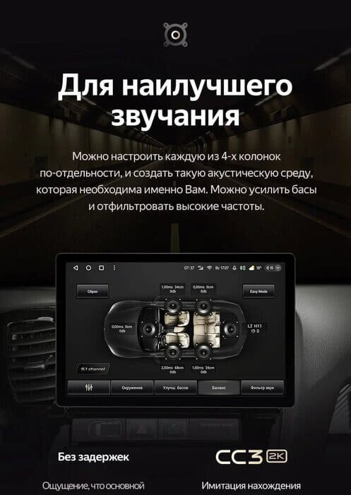 Штатная магнитола Teyes CC3 2K 6/128 Ford Focus 2 Mk 2 (2004-2011) F1 (13")