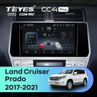 Штатная магнитола Teyes CC4 Pro 8/128 Toyota Land Cruiser Prado 150 (2017-2023)